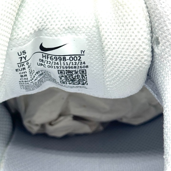 Nike Vomero 5 Platinum Metallic Shoes Sz 7Y / 8.5 W Gray White New HF6998-002 - Picture 5 of 11